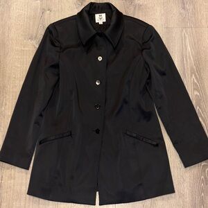 Renfrew Sophisticated Vintage Black Satin Women's Jacket